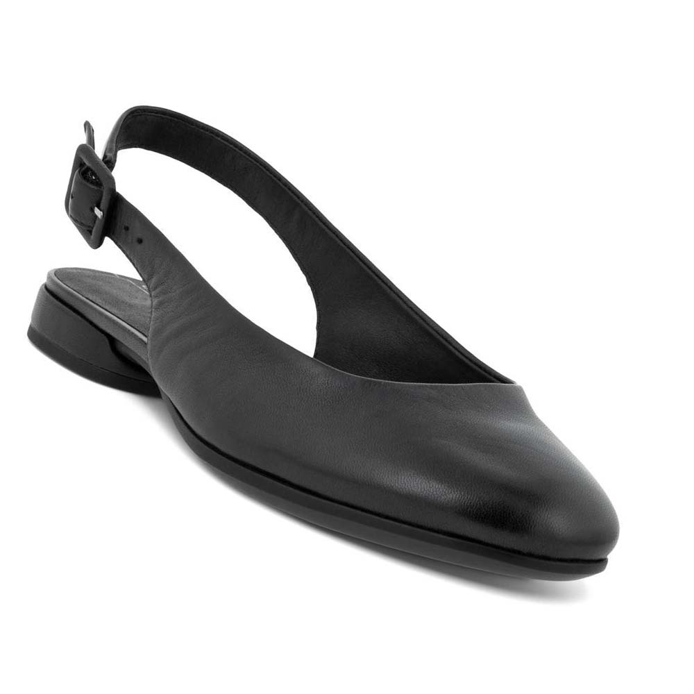 Ecco Anine Sling-back Ballerinasko Dame Svarte | NO 6UZG